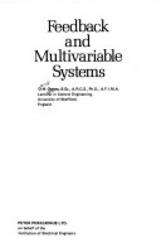 Cover of Feedback and Multivariable Systems