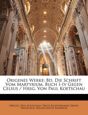 Book cover for Origenes Werke