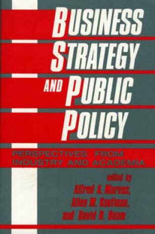 Cover of Business Strategy and Public Policy