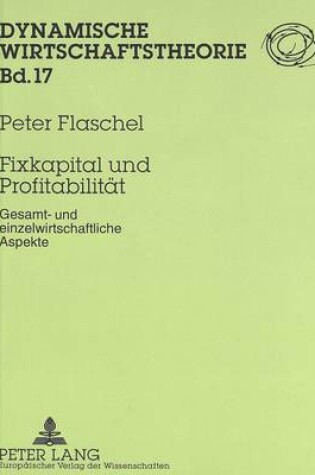 Cover of Fixkapital Und Profitabilitaet