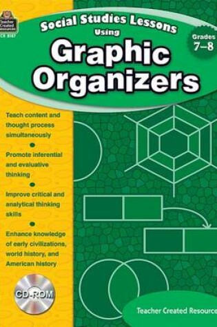 Cover of Social Studies Lessons Using Graphic Organizers