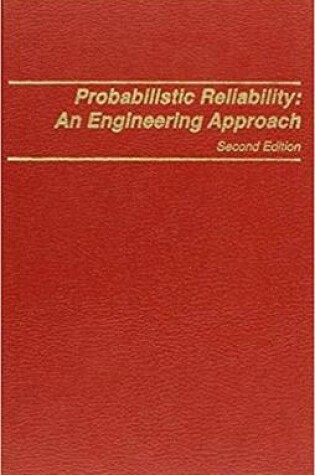 Cover of Probabilistic Reliability