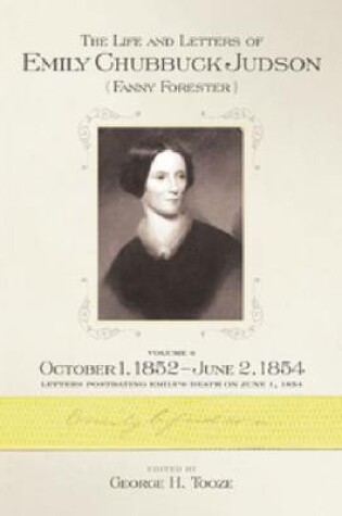 Cover of The Life and Letters of Emily Chubbuck Judson