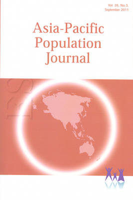 Book cover for Asia-Pacific Population Journal, 2011, Volume 26, Part 3