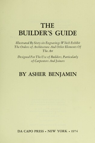 Cover of Builder's Guide