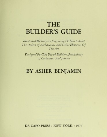 Book cover for Builder's Guide