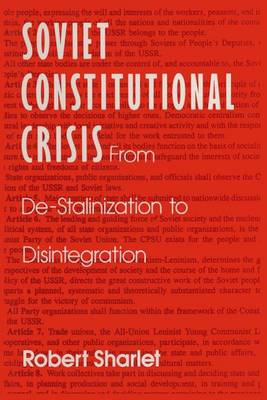 Book cover for Soviet Constitutional Crisis