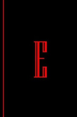 Cover of Monogram Letter E Journal
