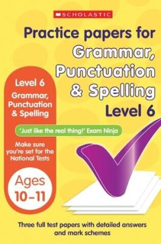 Cover of Grammar,Punctuation and Spelling Test Level 6