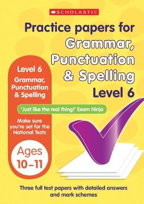 Book cover for Grammar,Punctuation and Spelling Test Level 6