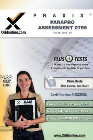 Cover of Praxis Parapro Assessment 0755 Teacher Certification Test Prep Study Guide