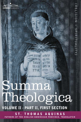 Book cover for Summa Theologica, Volume 2 (Part II, First Section)