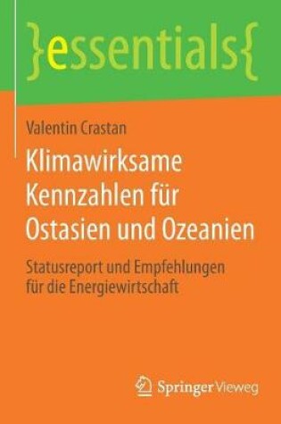 Cover of Klimawirksame Kennzahlen für Ostasien und Ozeanien