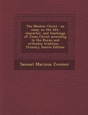 Book cover for The Moslem Christ