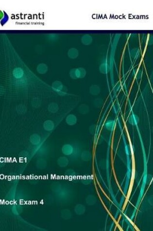 Cover of Cima E1 Organisational Management