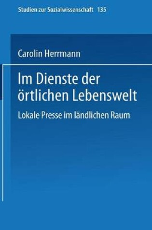 Cover of Im Dienste der örtlichen Lebenswelt