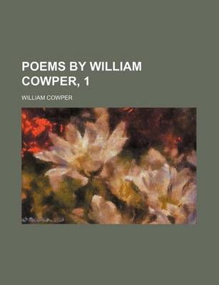 Book cover for Poems by William Cowper, 1