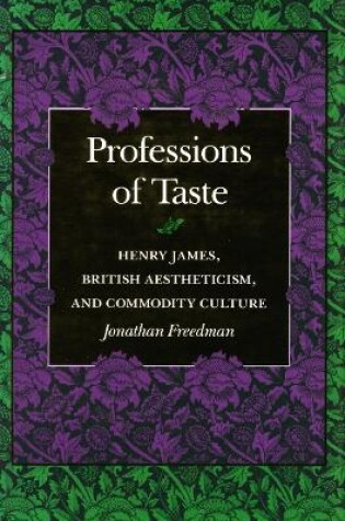 Cover of Professions of Taste