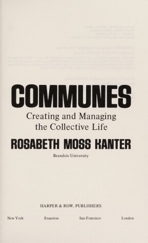 Book cover for Communes