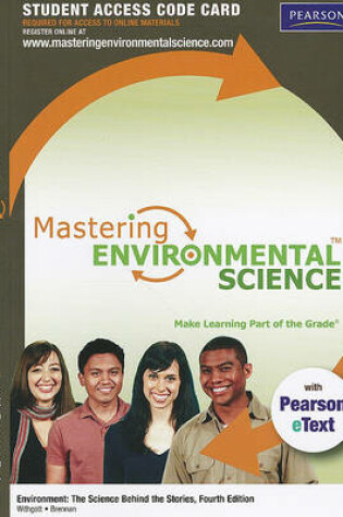 Cover of MasteringEnvironmentalScience with Pearson eText Student Access Code Card for Environment