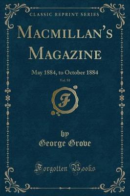 Book cover for Macmillan's Magazine, Vol. 50