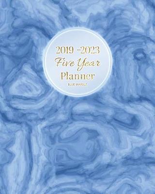 Book cover for 2019-2023 Five Year Planner Blue Marble