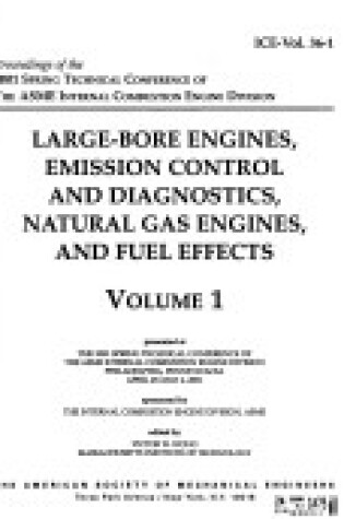 Cover of Proceedings of the Spring Technical Conference of the Asme Internal Combustion Engine Division-Volume 3