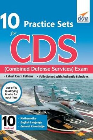 Cover of 10 Practice Sets Workbook for Cds (Combined Defence Services) Exam