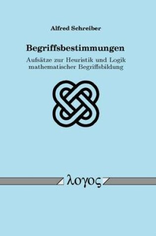 Cover of Begriffsbestimmungen