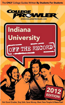 Book cover for Indiana University 2012