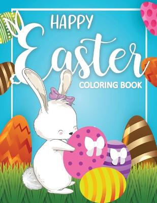 Book cover for Happy Easter Coloring Book