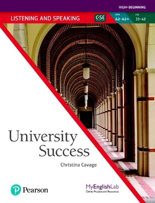 Book cover for University Success Listening/Speaking A2