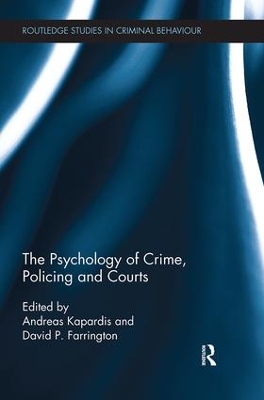 Book cover for The Psychology of Crime, Policing and Courts