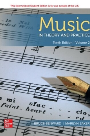 Cover of ISE Music in Theory and Practice Volume 2