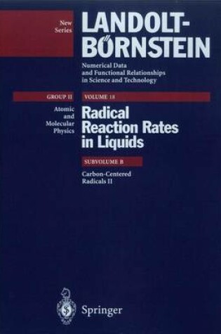 Cover of Carbon-Centered Radicals II