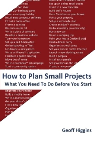 Cover of How to Plan Small Projects