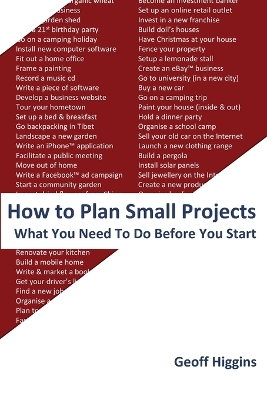 Book cover for How to Plan Small Projects