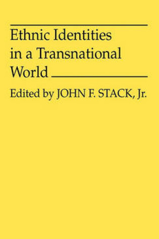 Cover of Ethnic Identities in a Transnational World