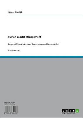 Book cover for Human Capital Management