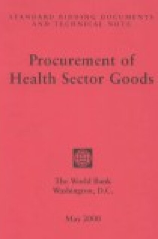 Cover of Procurement of Health Sector Goods