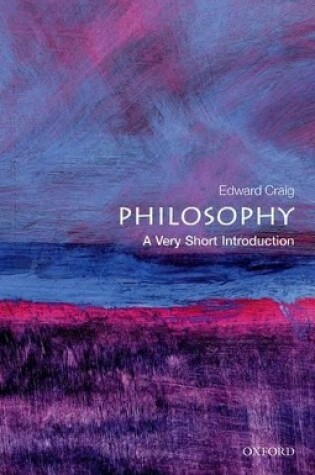 Cover of Philosophy: A Very Short Introduction