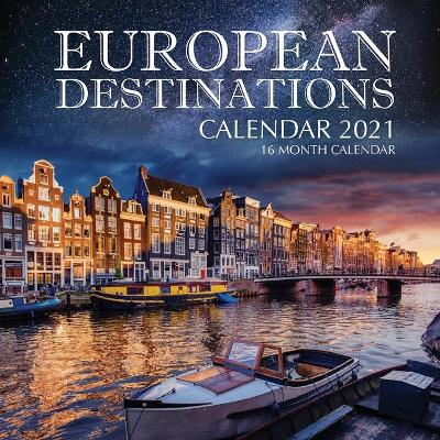 Book cover for European Destinations Calendar 2021