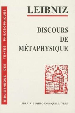 Cover of Discours de Metaphysique