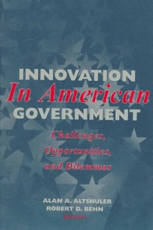 Cover of Innovation In American Government
