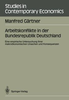 Cover of Arbeitskonflikte in der Bundesrepublik Deutschland