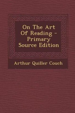 Cover of On the Art of Reading
