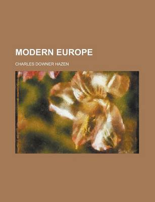 Book cover for Modern Europe