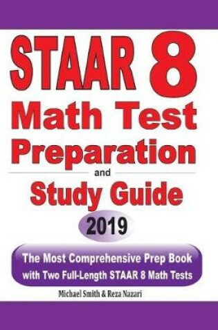 Cover of STAAR 8 Math Test Preparation and study guide