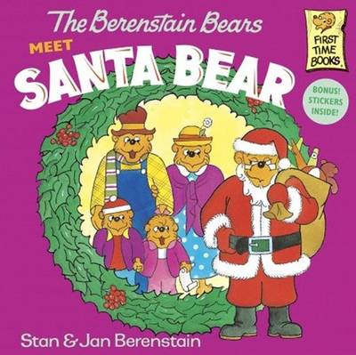 Book cover for The Berenstain Bears Meet Santa Bear
