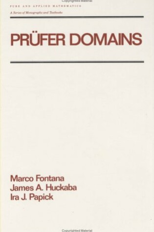 Cover of Prufer Domains